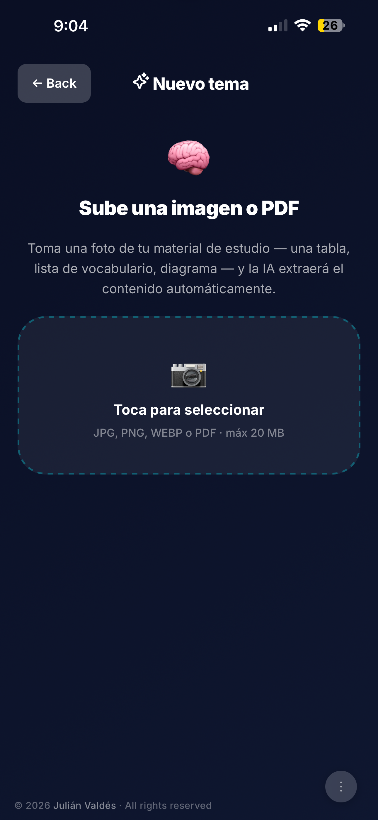 Nuevo tema